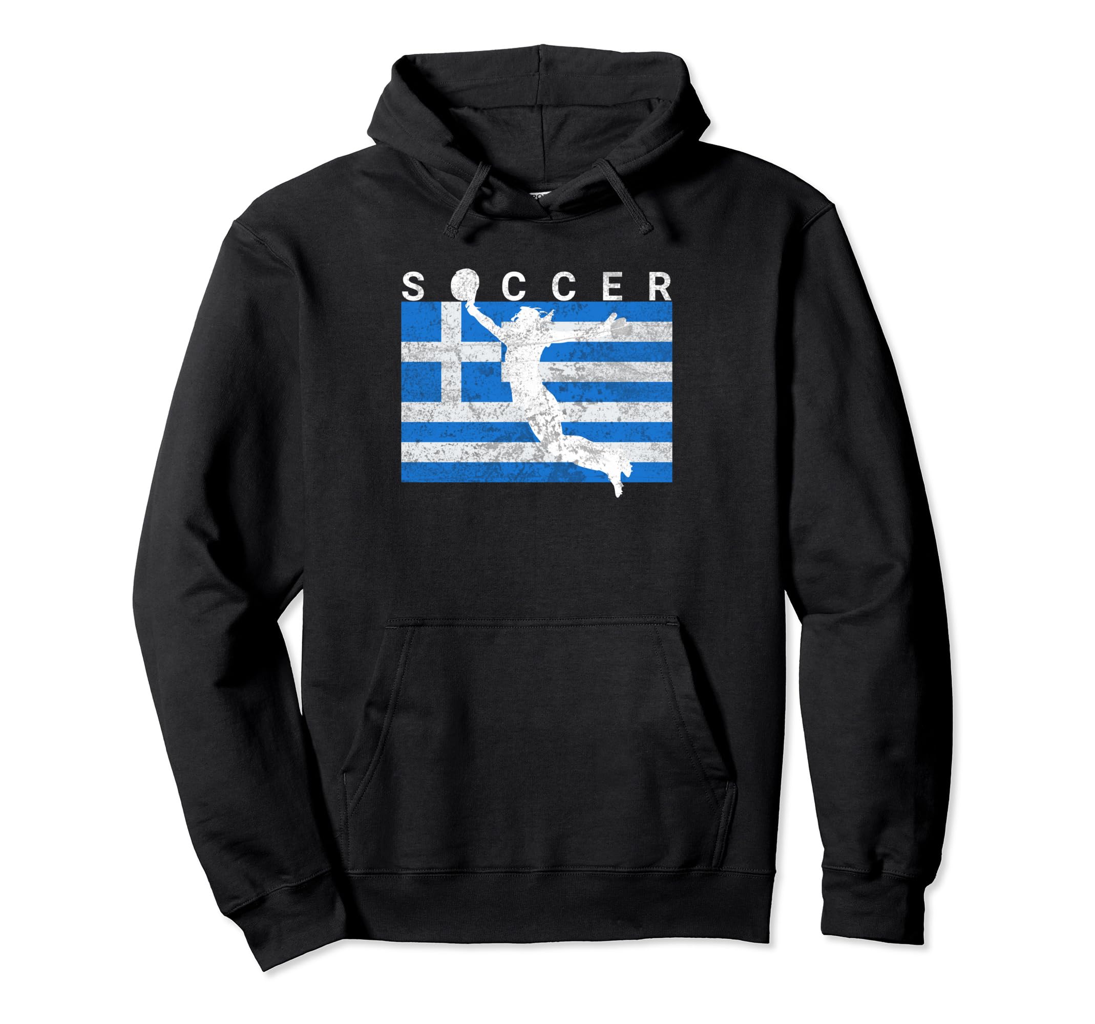 Greece Womens Goalie Goalkeeper Soccer Hoodie - Graphic Print for Adults - T-Shirt, Sweatshirt, Hoodie