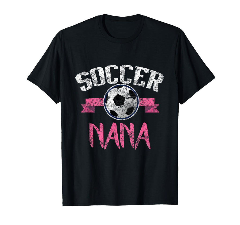 Soccer Nana Distressed Grandma T-Shirt - Trendy Graphic Men Women - T-Shirt, Sweatshirt, Hoodie