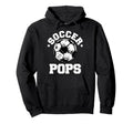 Soccer Pops Soccer Ball Distressed Hoodie - Custom Art Print for Adults - T-Shirt, Sweatshirt, Hoodie
