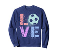 Soccer Love Valentine Mom Cleats Game Sweatshirt - Novelty Apparel Unisex - T-Shirt, Sweatshirt, Hoodie
