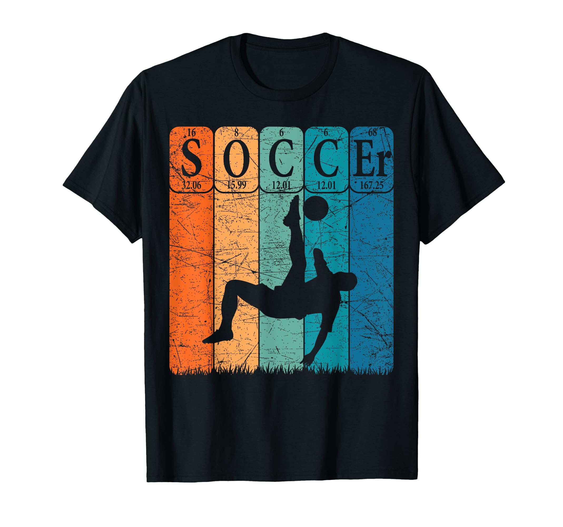 Soccer Periodic Table Elements Soccer T-Shirt - Trendy Graphic for Adults - T-Shirt, Sweatshirt, Hoodie