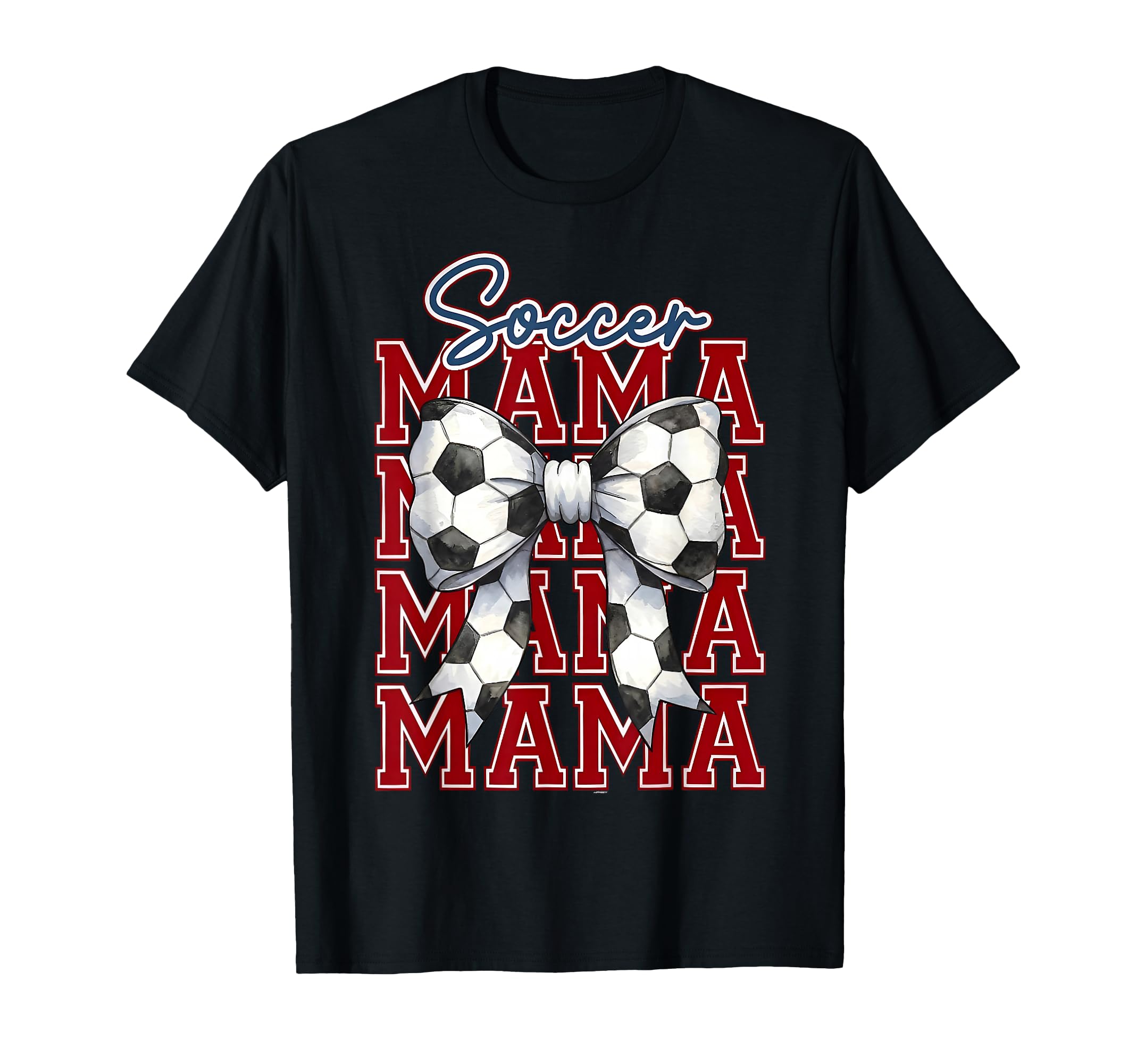 Coquette Bow Soccer Mama Soccer Mom T-Shirt - Aesthetic Graphic Unisex - T-Shirt, Sweatshirt, Hoodie
