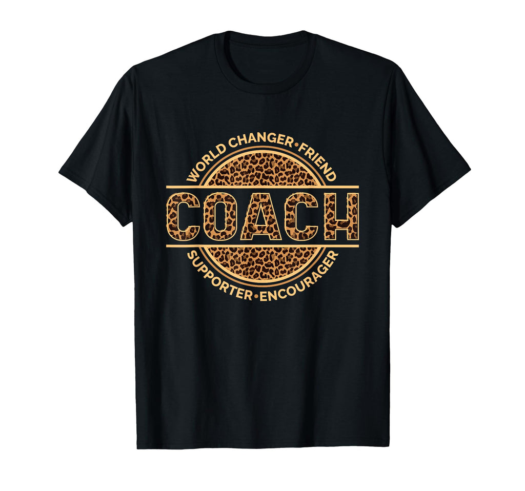 Coach Leopard Coaching Instructor Or T-Shirt - Trendy Graphic Unisex - T-Shirt, Sweatshirt, Hoodie