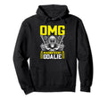 Goaltender Ice Hockey Player Ice Hoodie - Minimalist Print Men Women - T-Shirt, Sweatshirt, Hoodie