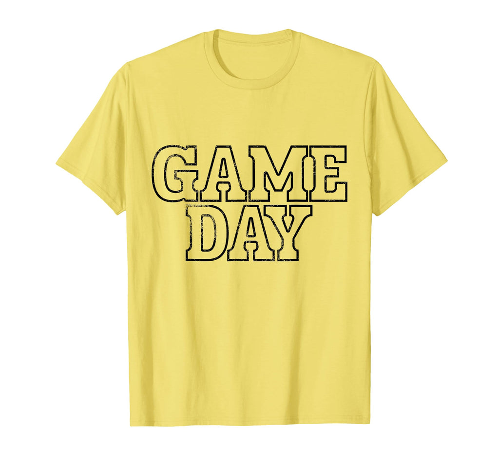 Yellow Game Day Football Basketball T-Shirt - Streetwear Style Men Women - T-Shirt, Sweatshirt, Hoodie