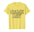 Yellow Game Day Football Basketball T-Shirt - Streetwear Style Men Women - T-Shirt, Sweatshirt, Hoodie