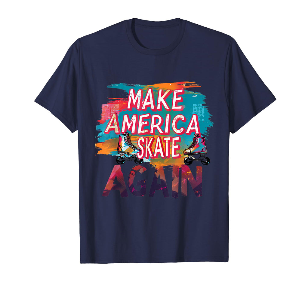 Funny Rollerskating Make America T-Shirt - Custom Art Print for Adults - T-Shirt, Sweatshirt, Hoodie