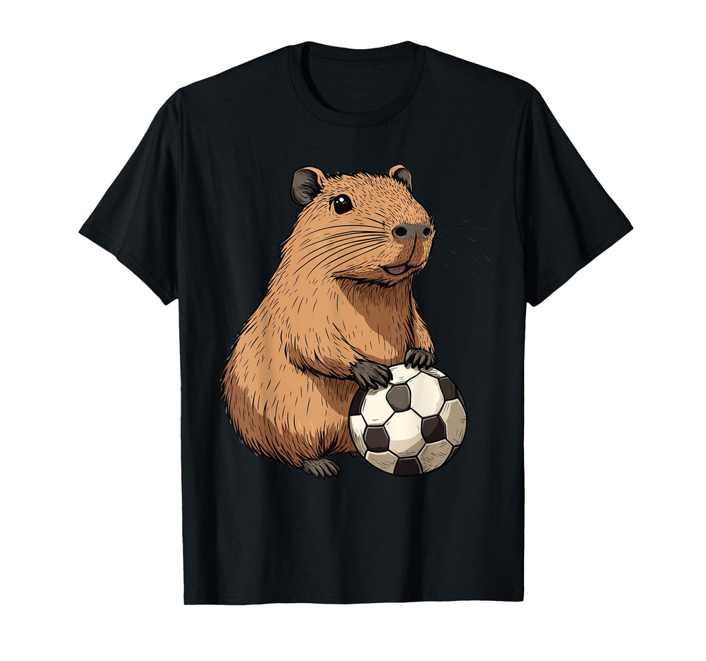 Capybara Soccer Capybaras Hoodie - Streetwear Style Men Women - T-Shirt, Sweatshirt, Hoodie