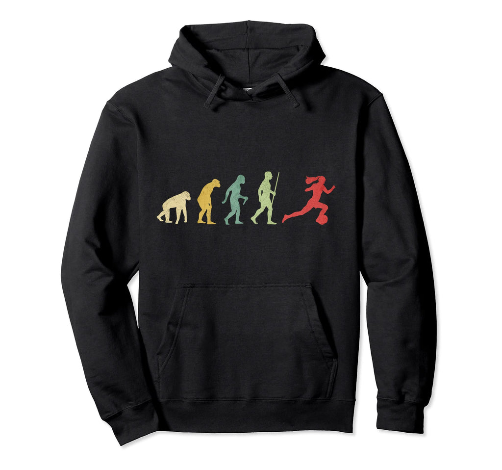 Soccer Running Ball Hoodie - Fun Novelty Design Unisex - T-Shirt, Sweatshirt, Hoodie