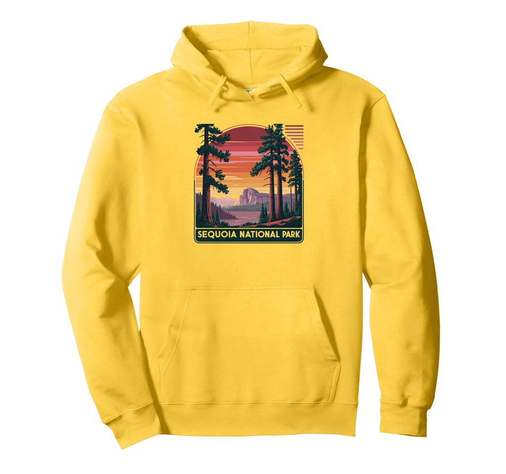 Sequoia National Park Sunset Landscape Hoodie - Graphic Print Men Women - T-Shirt, Sweatshirt, Hoodie