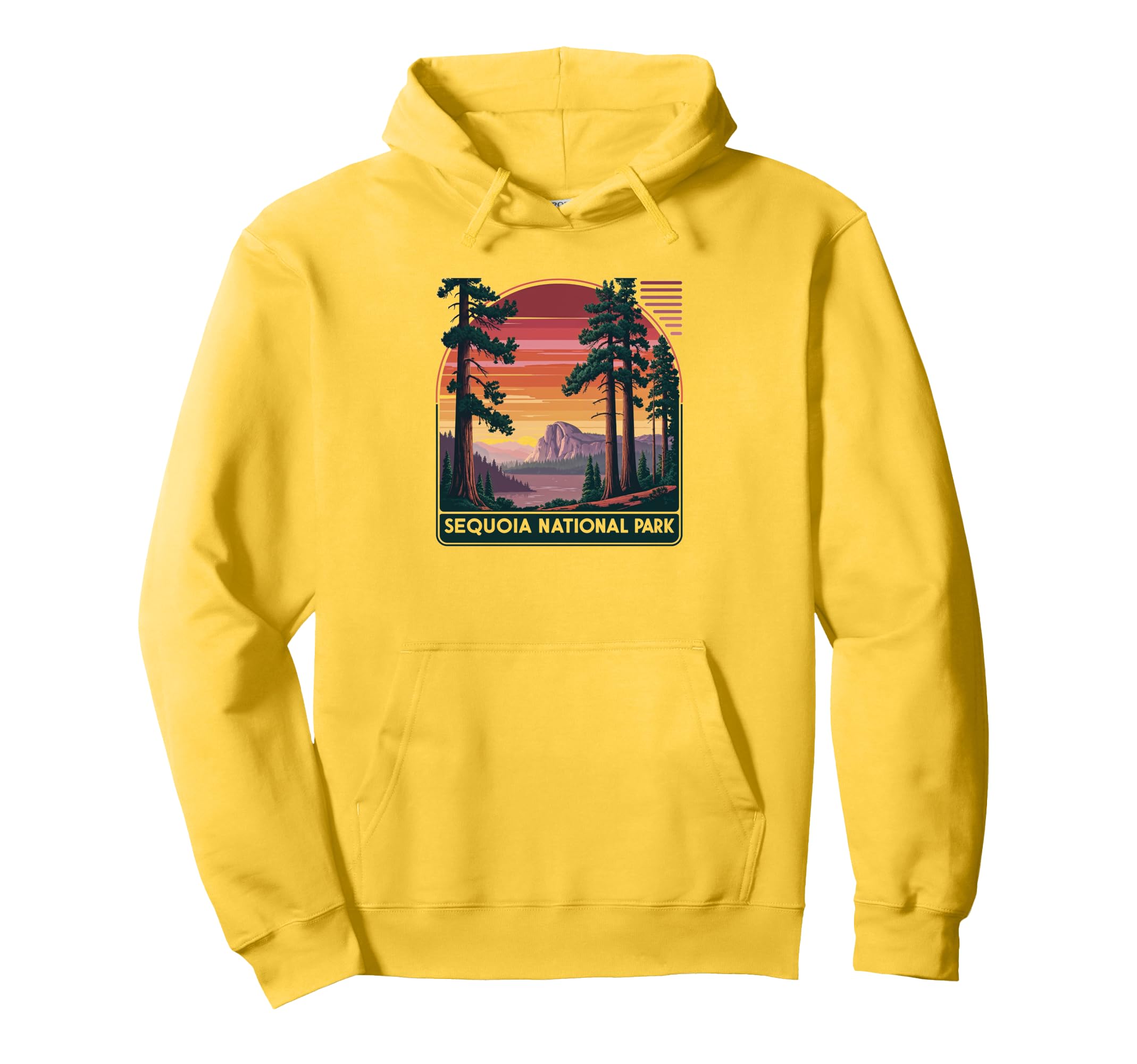 Sequoia National Park Sunset Landscape Hoodie - Graphic Print Men Women - T-Shirt, Sweatshirt, Hoodie