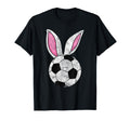 Bunny Ears Soccer Happy Easter T-Shirt - Aesthetic Graphic Men Women - T-Shirt, Sweatshirt, Hoodie