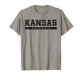 Kansas Soccer Tees Tanks Tops Hoodie - Custom Art Print Unisex - T-Shirt, Sweatshirt, Hoodie