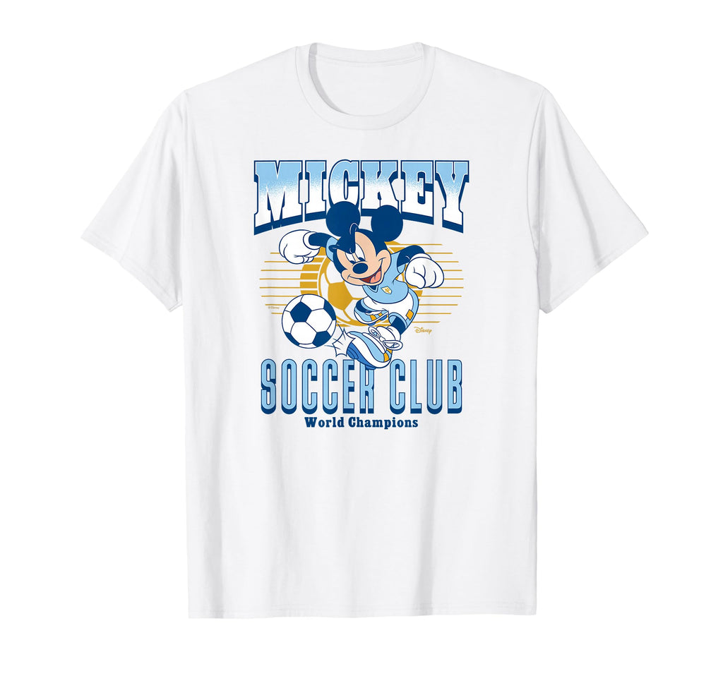 Mickey Mouse Soccer Club World Champions T-Shirt - Graphic Print Men Women - T-Shirt, Sweatshirt, Hoodie