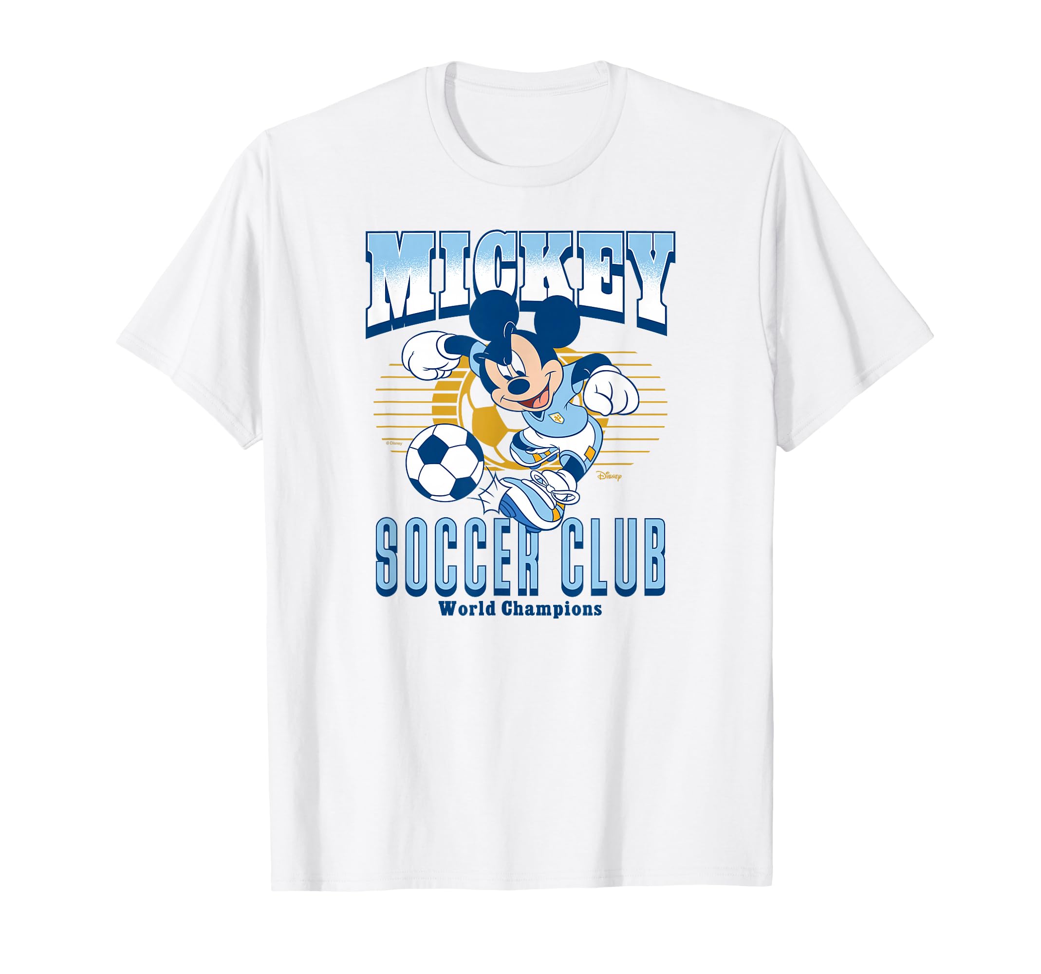 Mickey Mouse Soccer Club World Champions T-Shirt - Graphic Print Men Women - T-Shirt, Sweatshirt, Hoodie