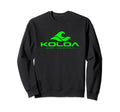 Koloa Surf Wave Green Logo Surf Sweatshirt - Novelty Apparel Unisex - T-Shirt, Sweatshirt, Hoodie