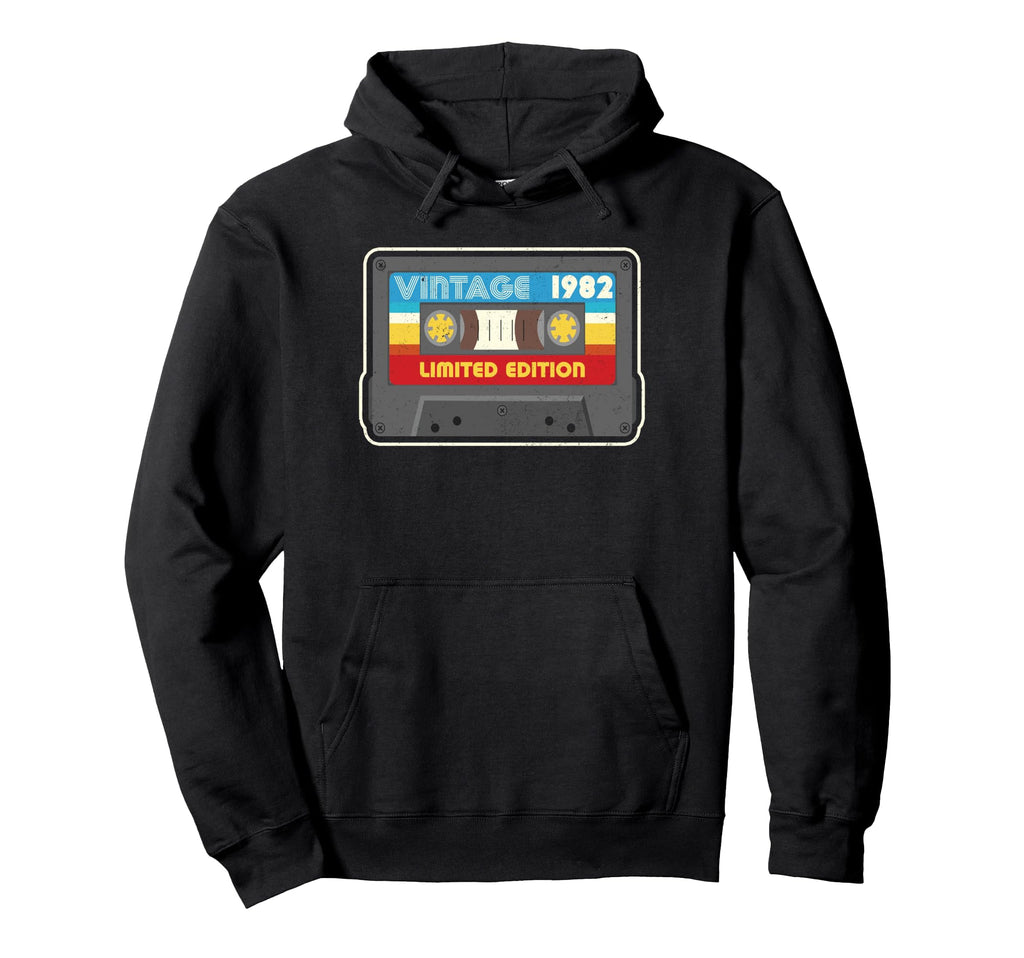 Mixtape 1982 Cassette Tape 39Th Hoodie - Minimalist Print Men Women - T-Shirt, Sweatshirt, Hoodie