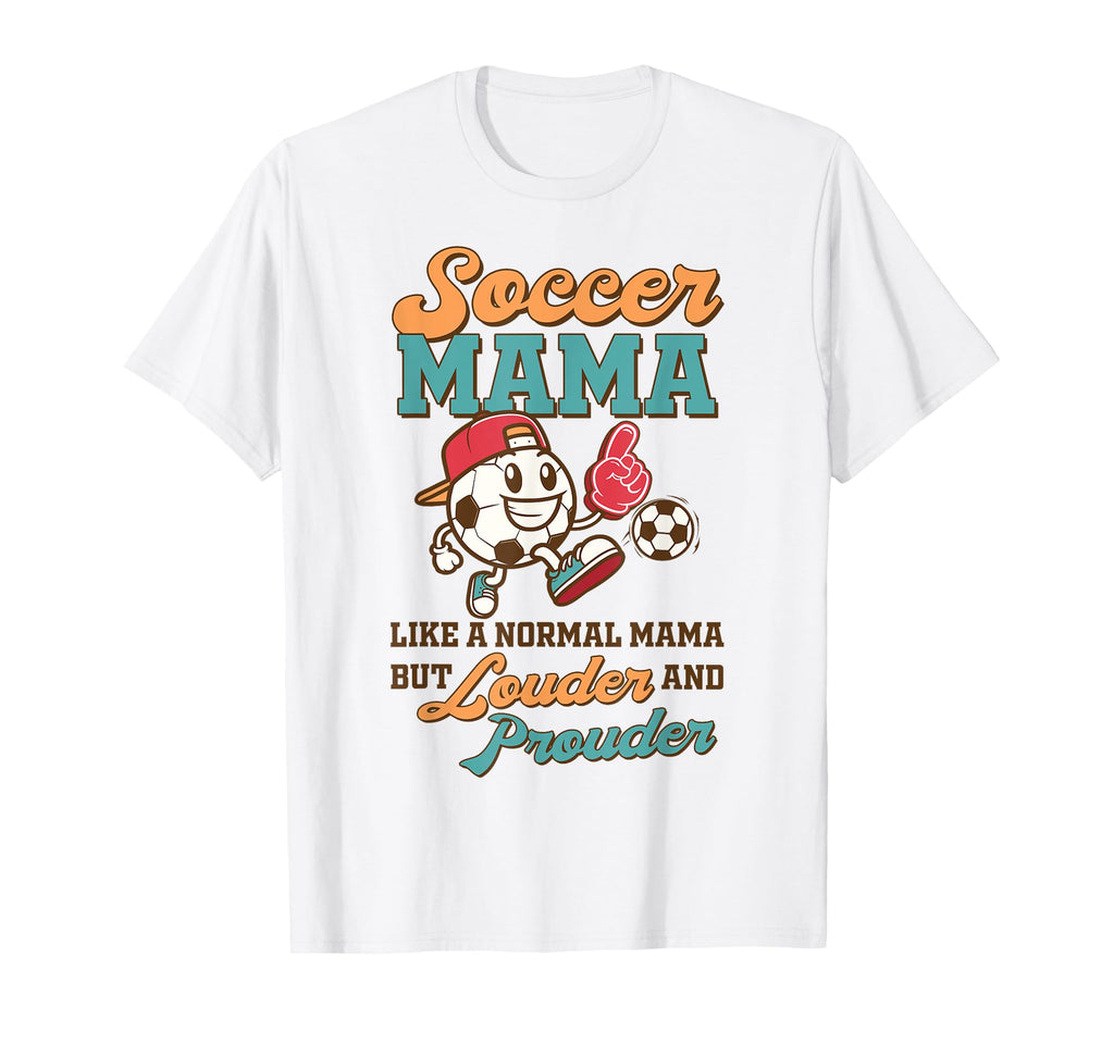 Soccer Mom Game Day Vibes Soccer Mama T-Shirt - Novelty Apparel for Adults - T-Shirt, Sweatshirt, Hoodie