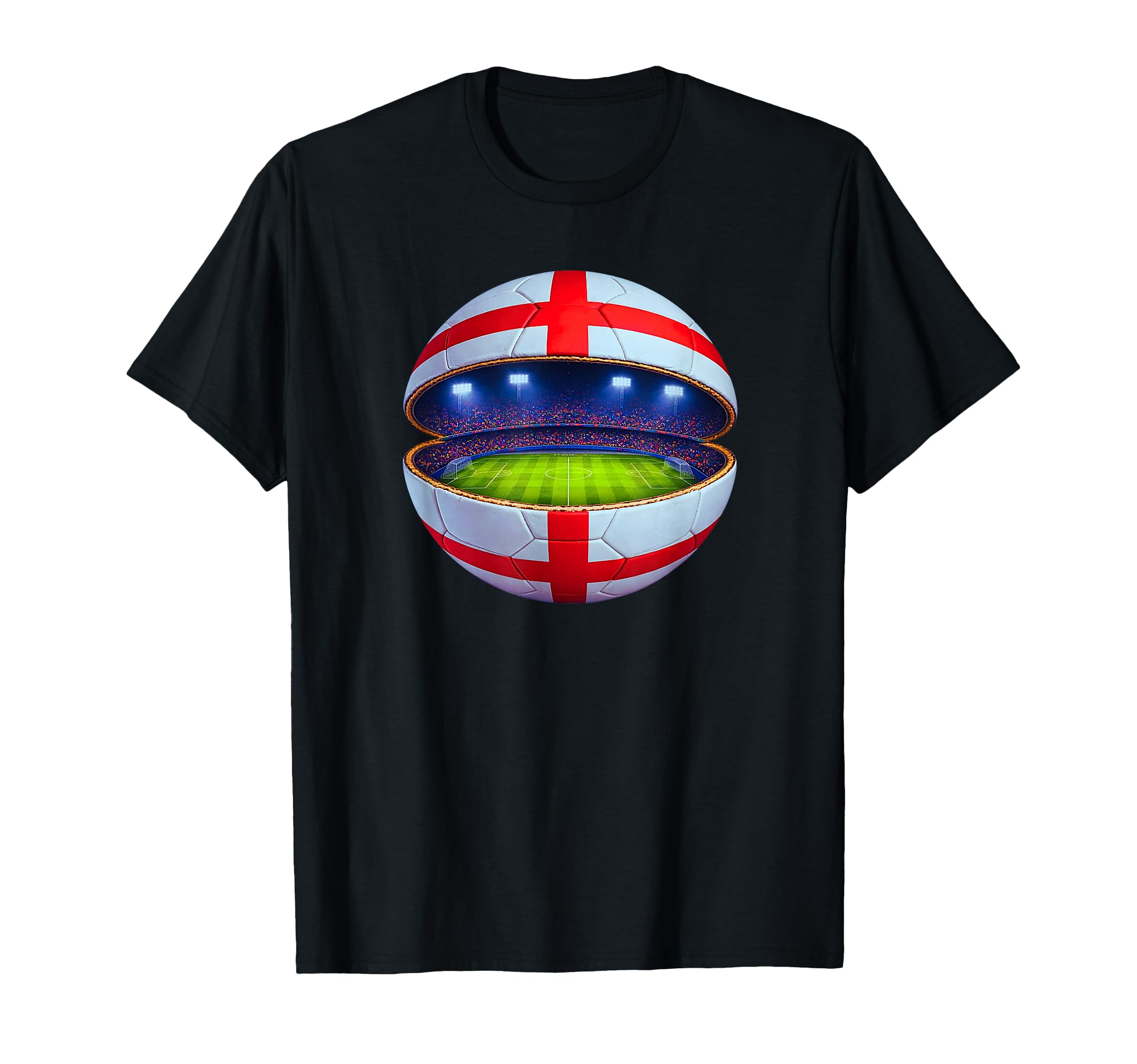 England Saint Georges Cross Flag Soccer T-Shirt - Trendy Graphic Unisex - T-Shirt, Sweatshirt, Hoodie