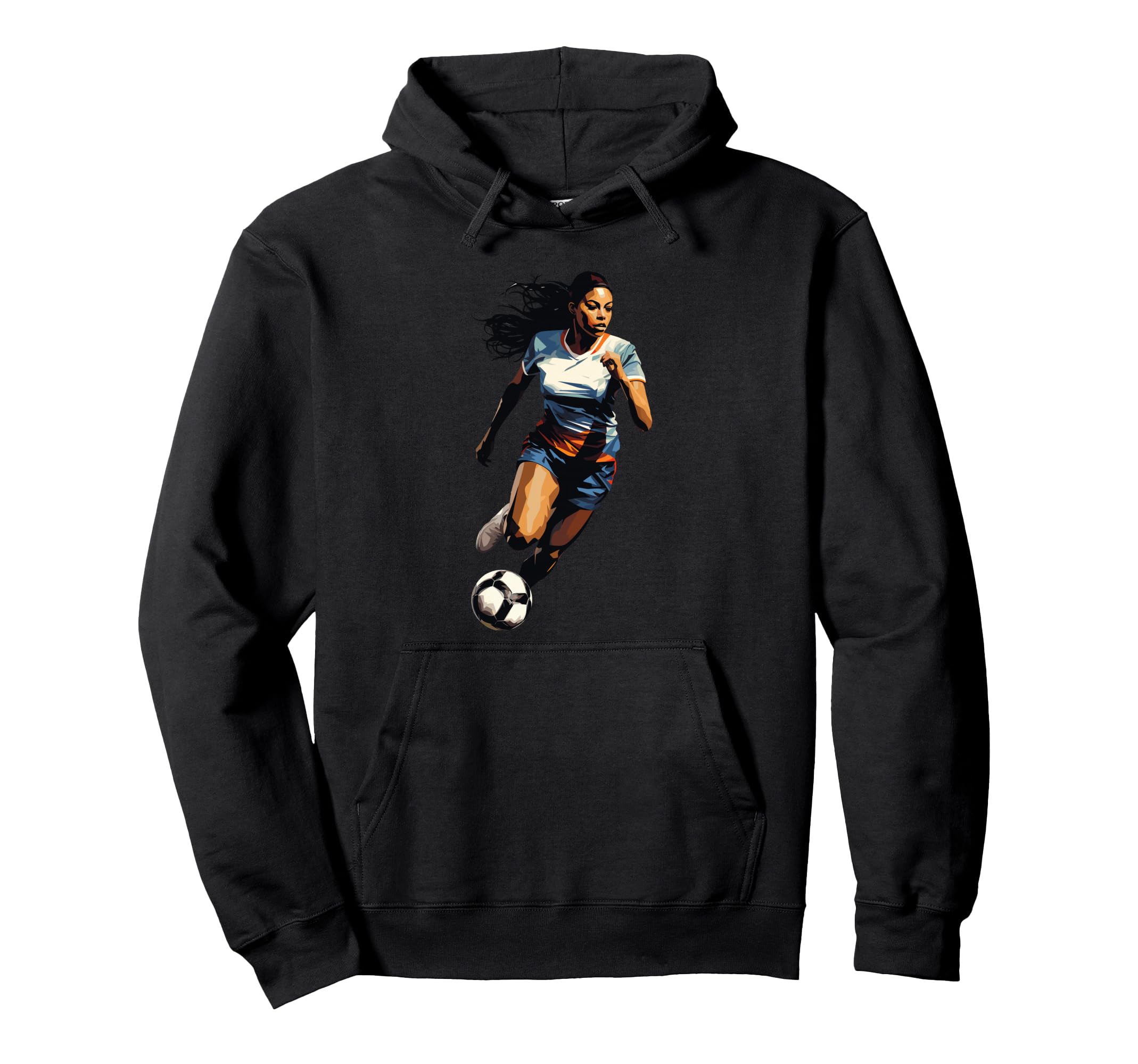 Soccer Teen Illustration Hoodie - Streetwear Style Unisex - T-Shirt, Sweatshirt, Hoodie