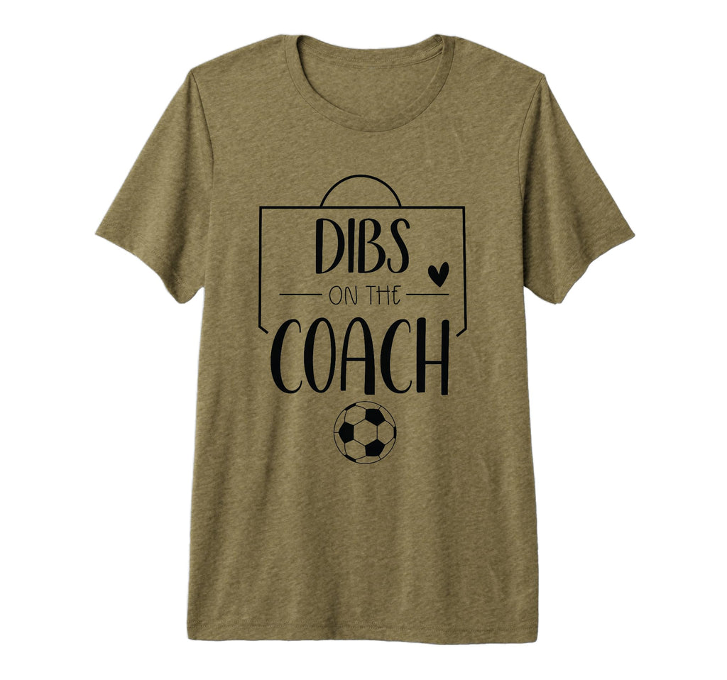 Funny Dibs Coach Soccer Ball Wife Coaching T-Shirt - Graphic Print Unisex - T-Shirt, Sweatshirt, Hoodie