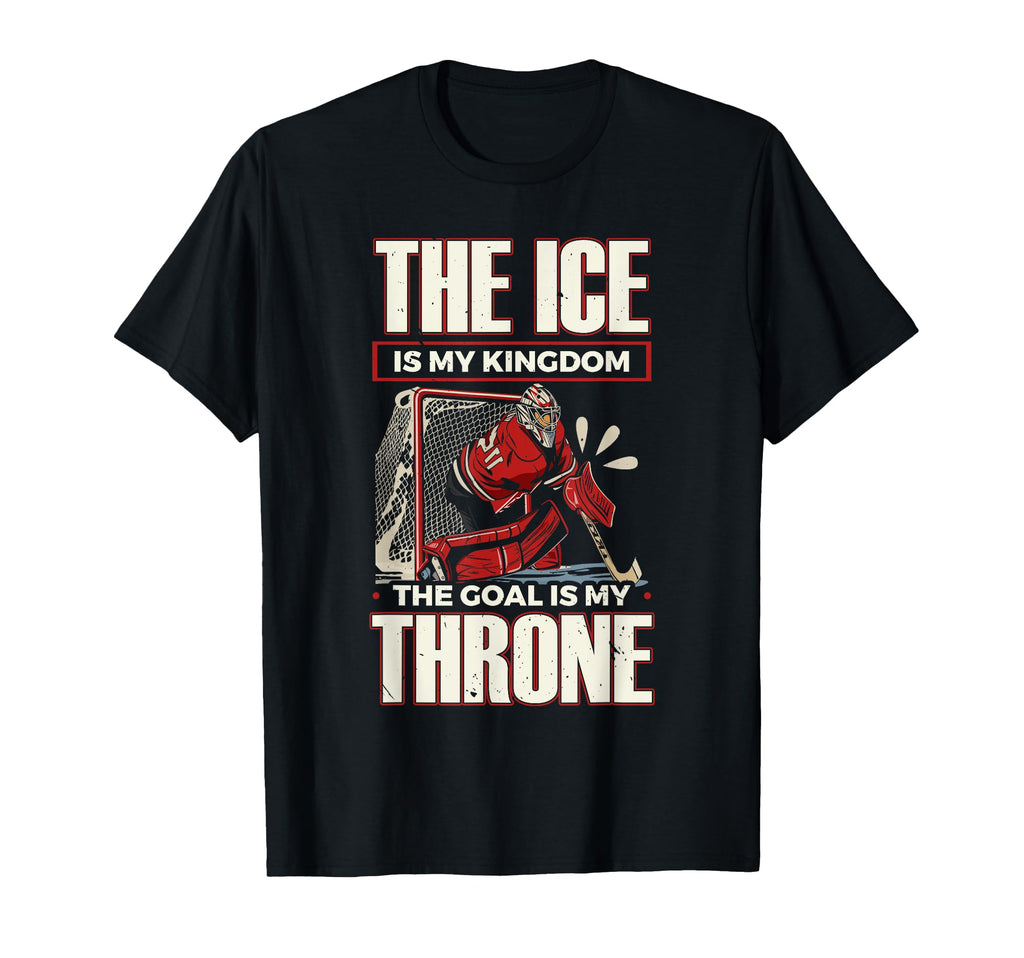 Ice Hockey Goalie Goaltender Keeper T-Shirt - Unique Graphic Unisex - T-Shirt, Sweatshirt, Hoodie