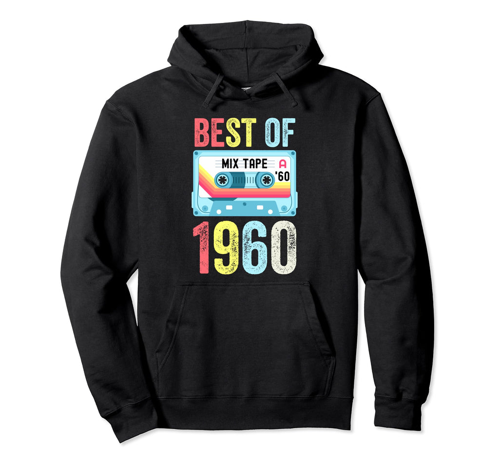 Best 1960 Cassette Tape Hoodie - Trendy Graphic Unisex - T-Shirt, Sweatshirt, Hoodie