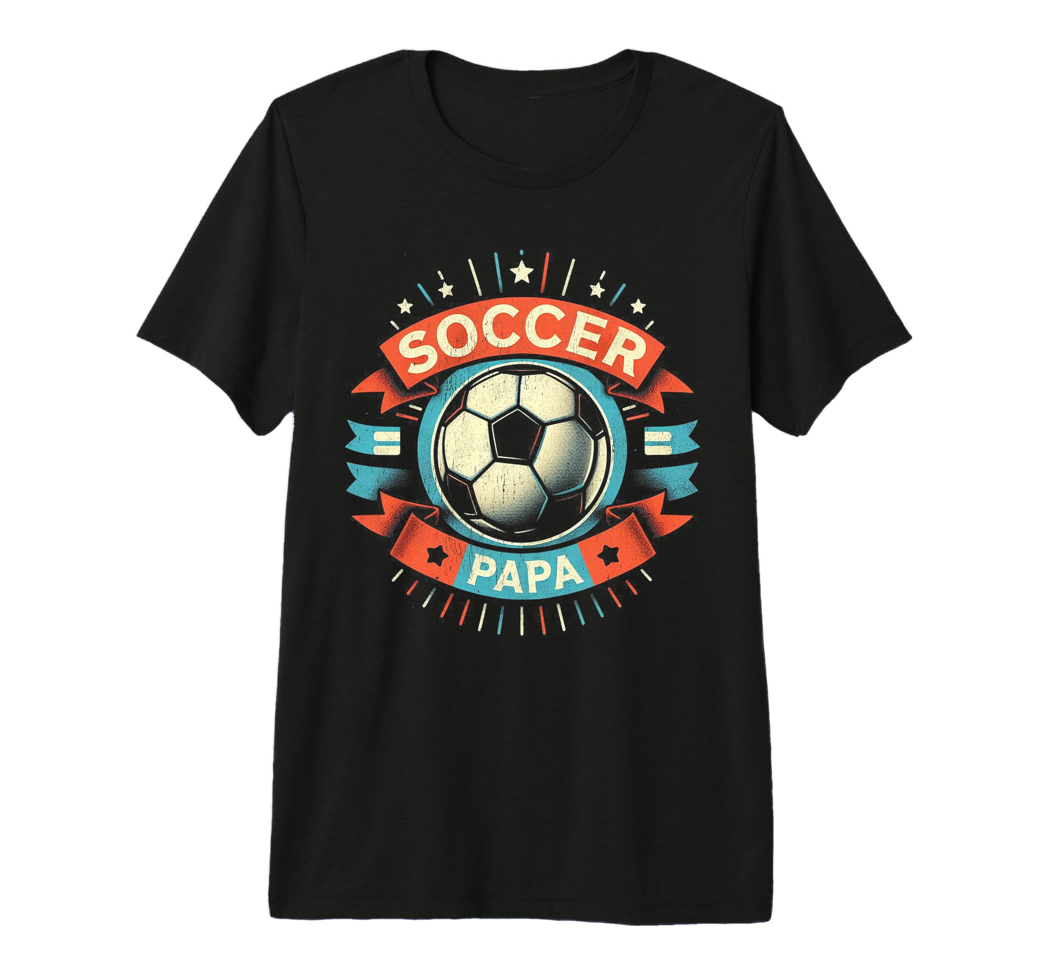 Soccer Papa Family Matching Dad T-Shirt - Fun Novelty Design Men Women - T-Shirt, Sweatshirt, Hoodie