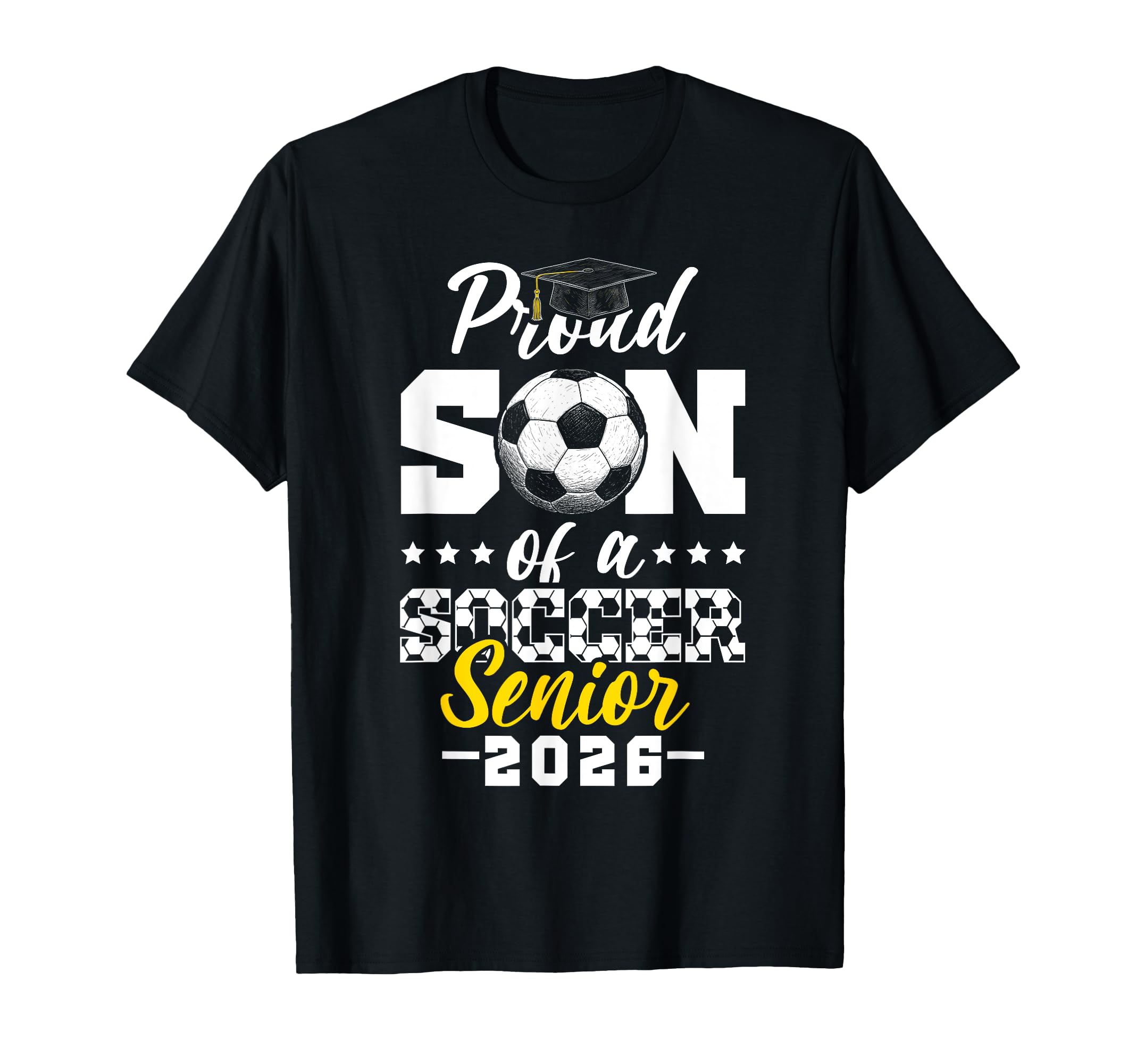 Proud Son Soccer Senior 2026 T-Shirt - Fun Novelty Design for Adults - T-Shirt, Sweatshirt, Hoodie