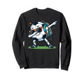 Dabbing Soccer Ball Back To Sweatshirt - Casual Everyday Wear Men Women - T-Shirt, Sweatshirt, Hoodie