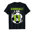 11 Year Old Birthday Soccer Themed T-Shirt - Aesthetic Graphic Unisex - T-Shirt, Sweatshirt, Hoodie