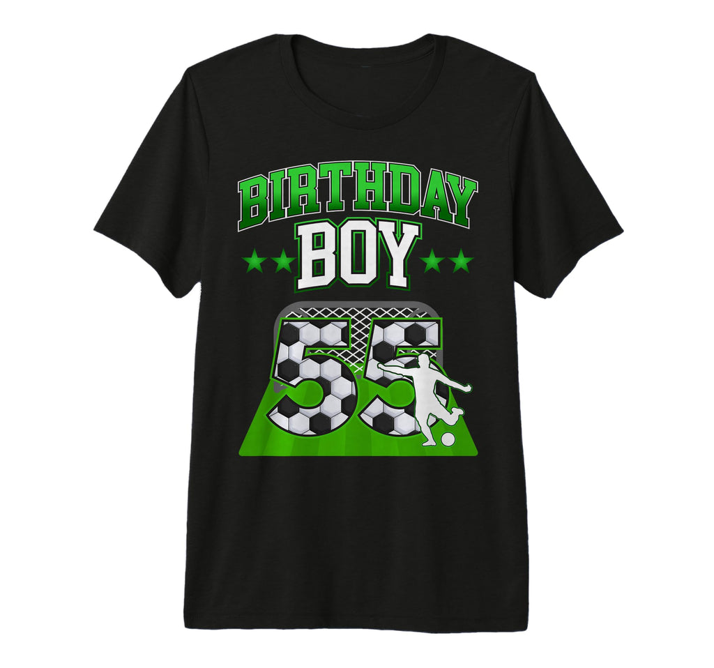 Soccer Themed Birthday Outfit 55 Year T-Shirt - Unique Graphic Men Women - T-Shirt, Sweatshirt, Hoodie