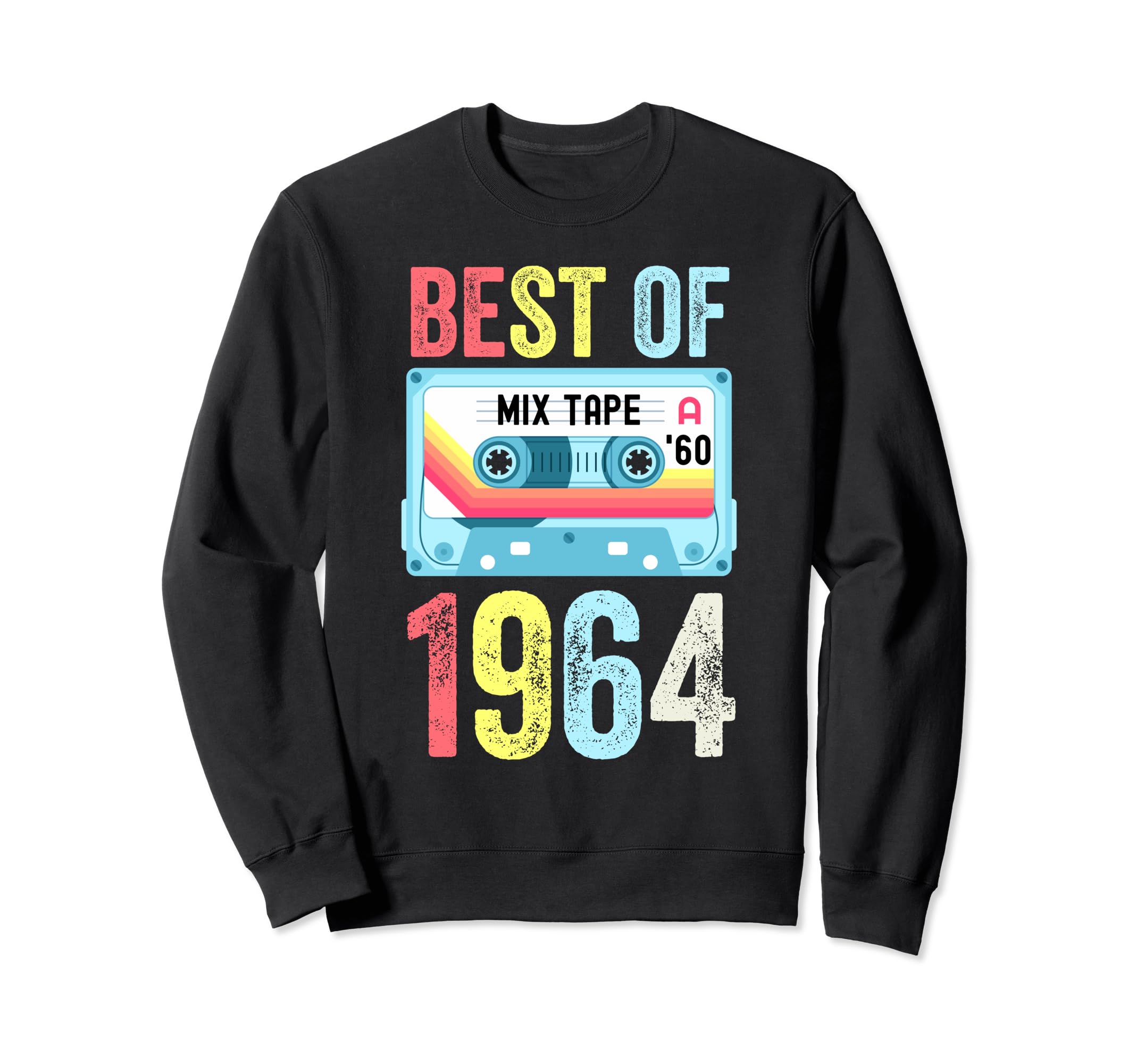 Best 1964 Cassette Tape Sweatshirt - Custom Art Print Men Women - T-Shirt, Sweatshirt, Hoodie