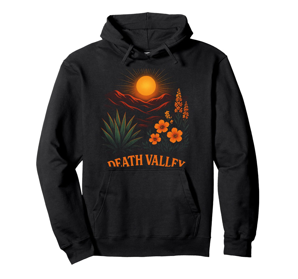 Death Valley National Park 1980S Hoodie - Casual Everyday Wear Men Women - T-Shirt, Sweatshirt, Hoodie