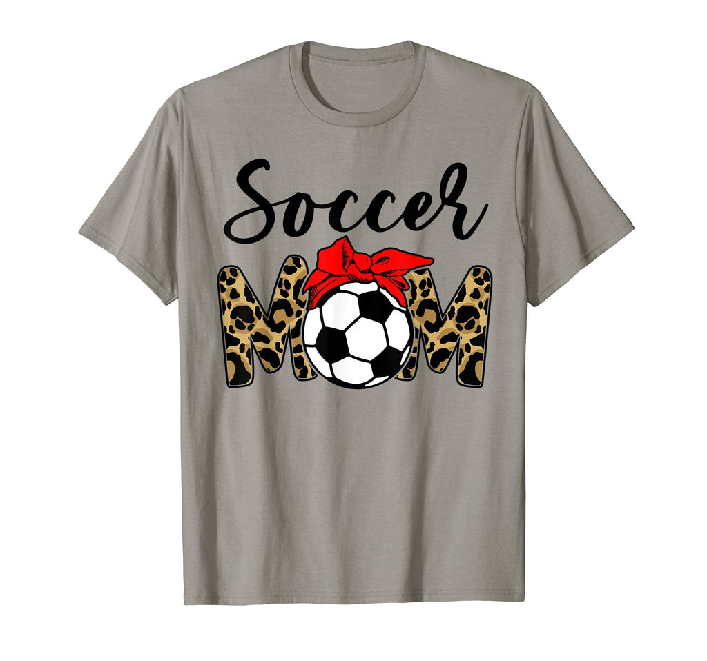 Soccer Mom Leopard Funny Soccer Ball T-Shirt - Streetwear Style Men Women - T-Shirt, Sweatshirt, Hoodie