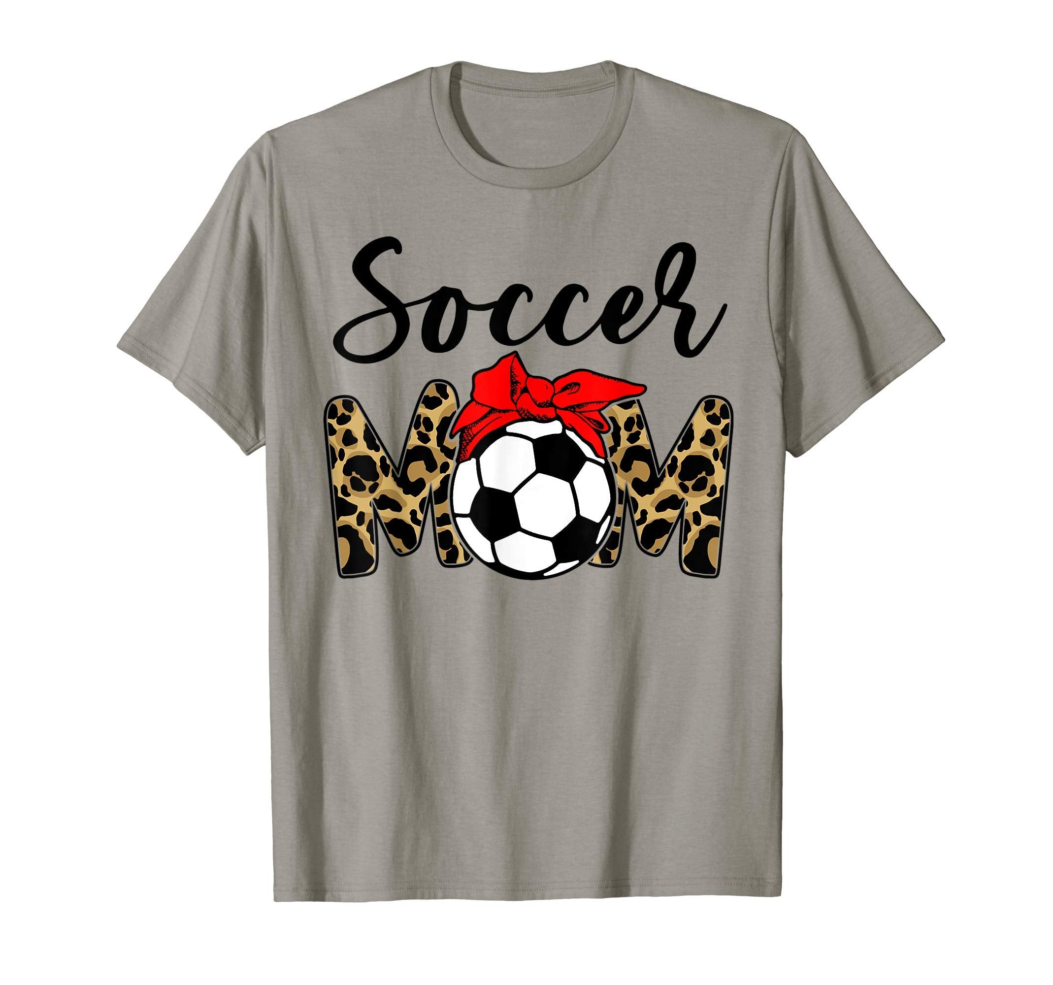 Soccer Mom Leopard Funny Soccer Ball T-Shirt - Streetwear Style Men Women - T-Shirt, Sweatshirt, Hoodie