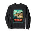 Indiana Dunes National Park Sweatshirt - Minimalist Print Men Women - T-Shirt, Sweatshirt, Hoodie