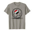 Iraq Iraqi Flag Art Soccer Ball T-Shirt - Fun Novelty Design Men Women - T-Shirt, Sweatshirt, Hoodie