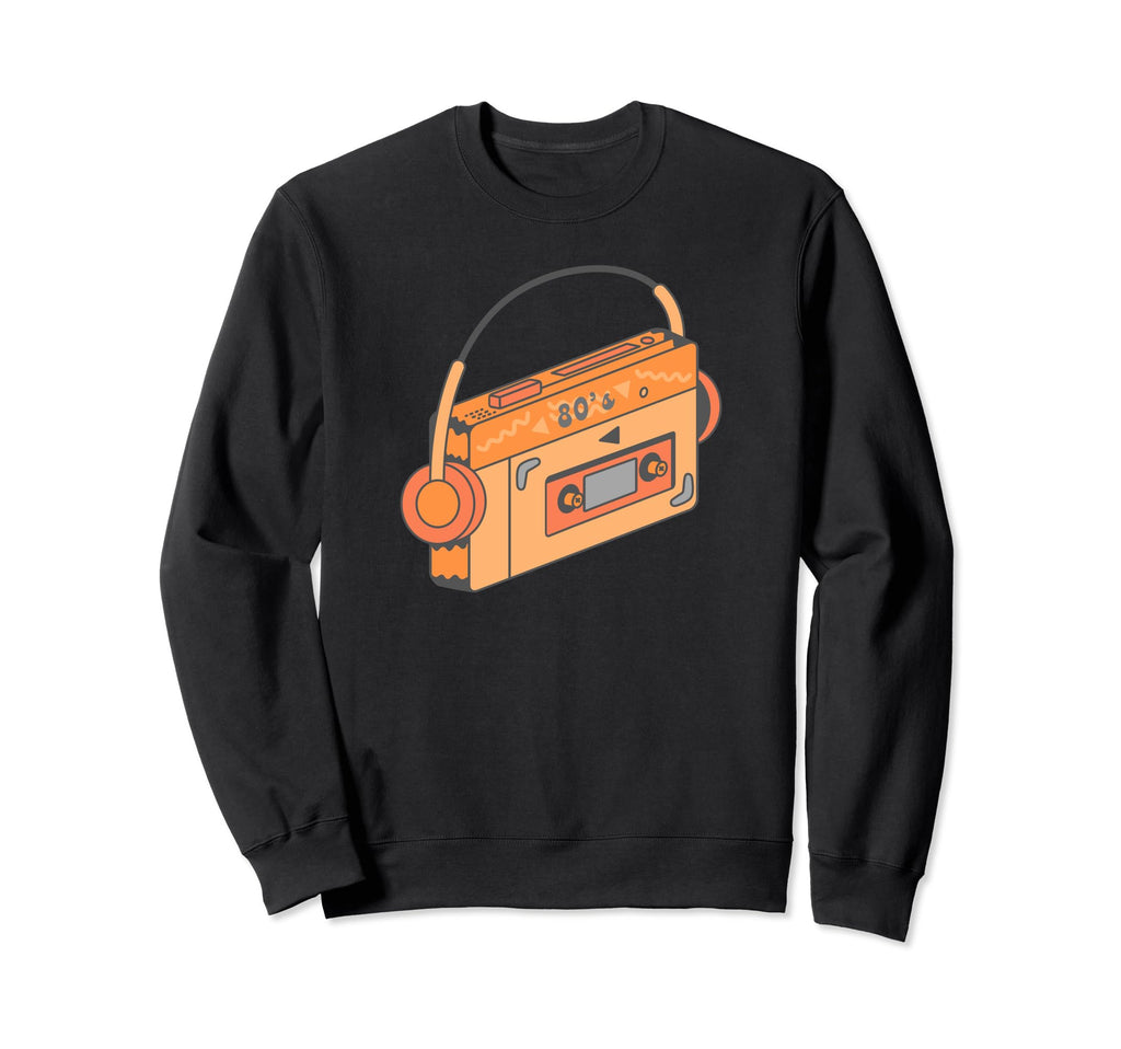 Cassette Tape 80S Music Sweatshirt - Unique Graphic for Adults - T-Shirt, Sweatshirt, Hoodie