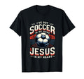 Ive Got Soccer My Veins Jesus My Heart T-Shirt - Graphic Print Unisex - T-Shirt, Sweatshirt, Hoodie