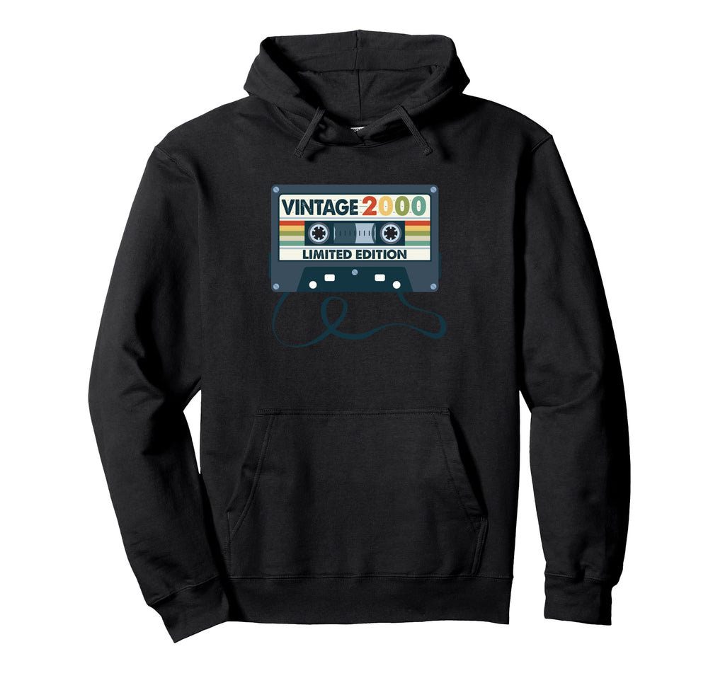 25 Year Old Born 2000 Cassette Tape 25Th Hoodie - Graphic Print Men Women - T-Shirt, Sweatshirt, Hoodie