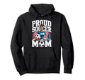 Proud Soccer Mom Sunset Vibes Hoodie - Graphic Print for Adults - T-Shirt, Sweatshirt, Hoodie