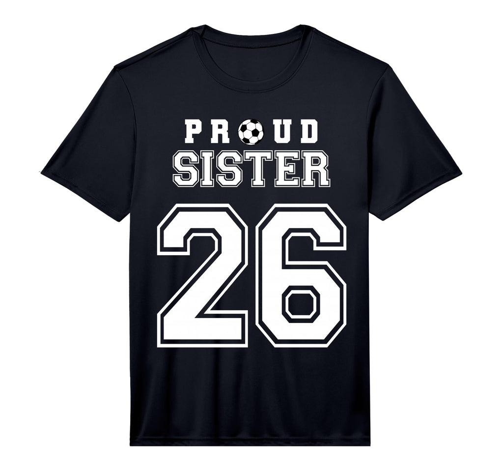 Number 26 Custom Proud Soccer Futbol T-Shirt - Custom Art Print Men Women - T-Shirt, Sweatshirt, Hoodie
