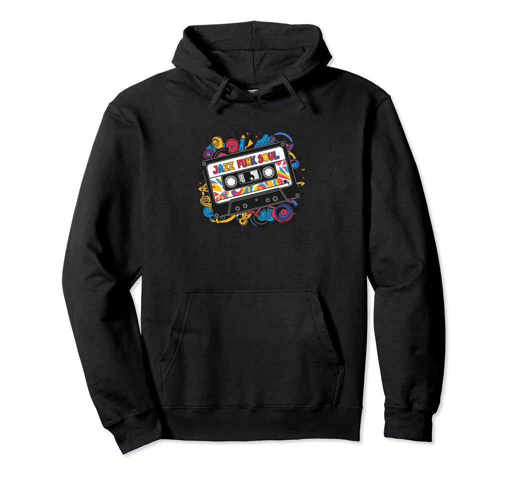 Mix Tape Cassette Jazz Funk Soul Music Hoodie - Custom Art Print Unisex - T-Shirt, Sweatshirt, Hoodie