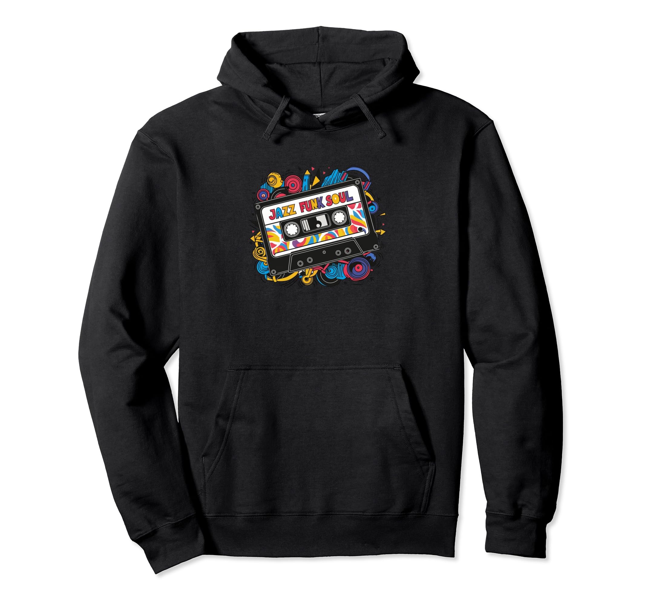 Mix Tape Cassette Jazz Funk Soul Music Hoodie - Custom Art Print Unisex - T-Shirt, Sweatshirt, Hoodie