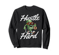 Hustle Hard 80S 90S Old School Hip Sweatshirt - Minimalist Print Men Women - T-Shirt, Sweatshirt, Hoodie