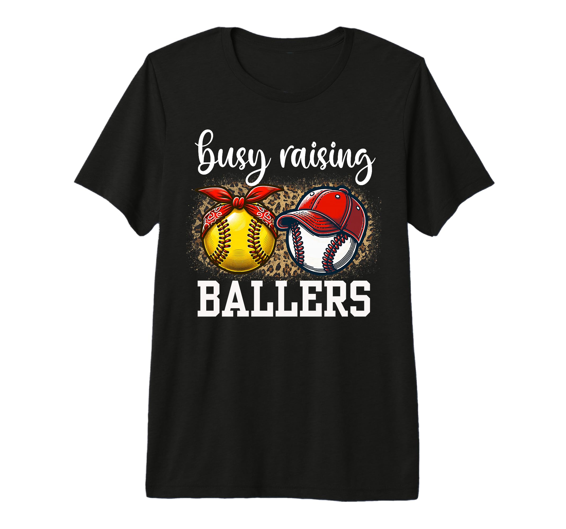Busy Raising Ballers Softball And T-Shirt - Unique Graphic Men Women - T-Shirt, Sweatshirt, Hoodie