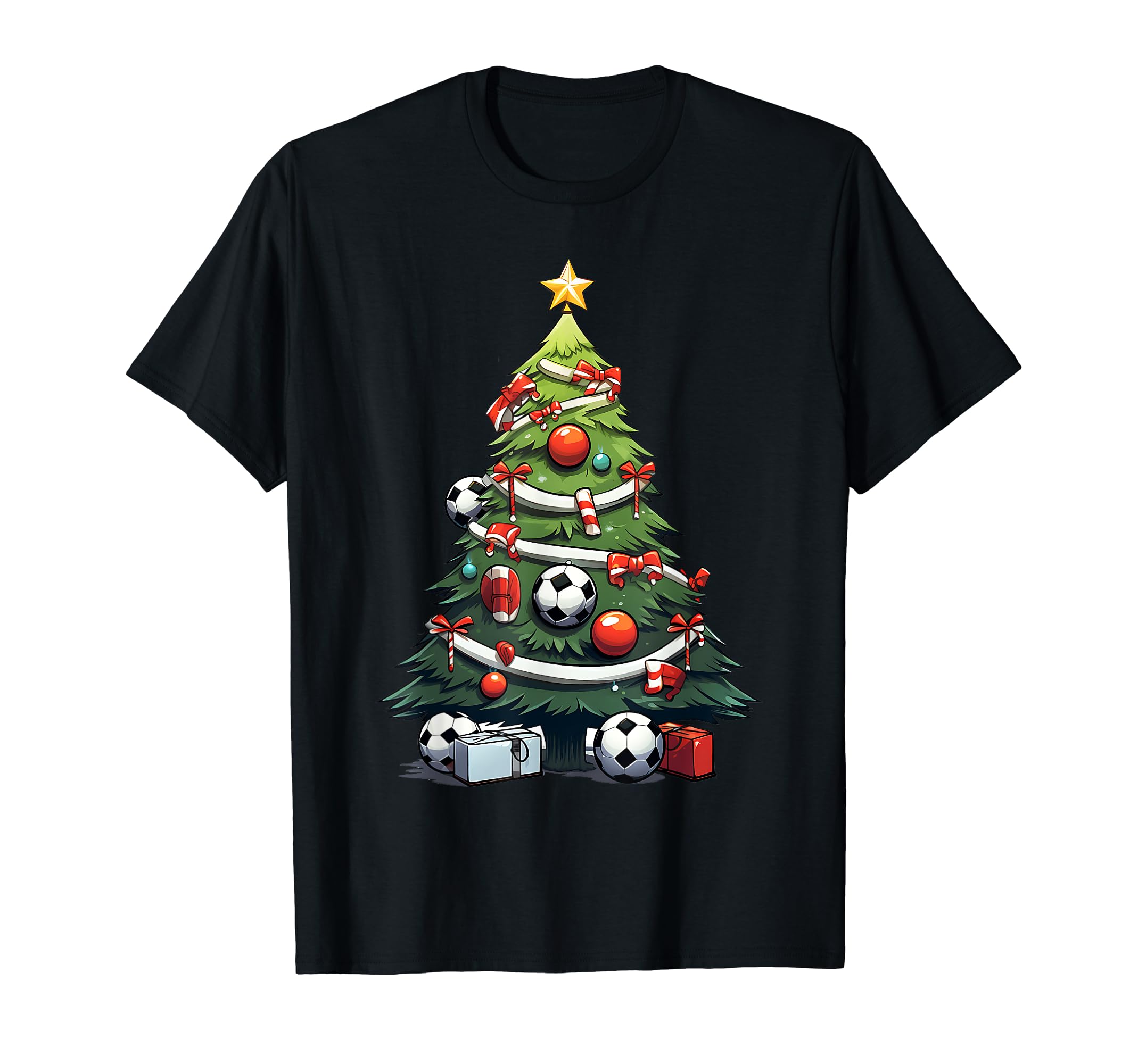 Soccer Tree Matching Family Pajamas T-Shirt - Aesthetic Graphic Unisex - T-Shirt, Sweatshirt, Hoodie
