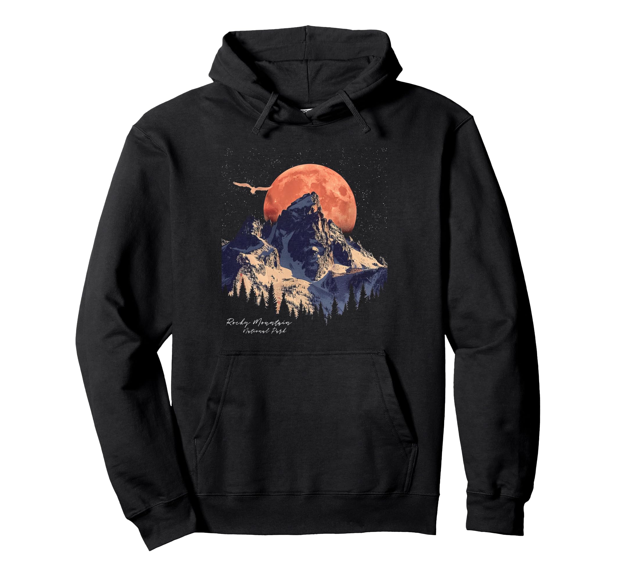 Rocky Mountain Us National Park Hoodie - Aesthetic Graphic for Adults - T-Shirt, Sweatshirt, Hoodie