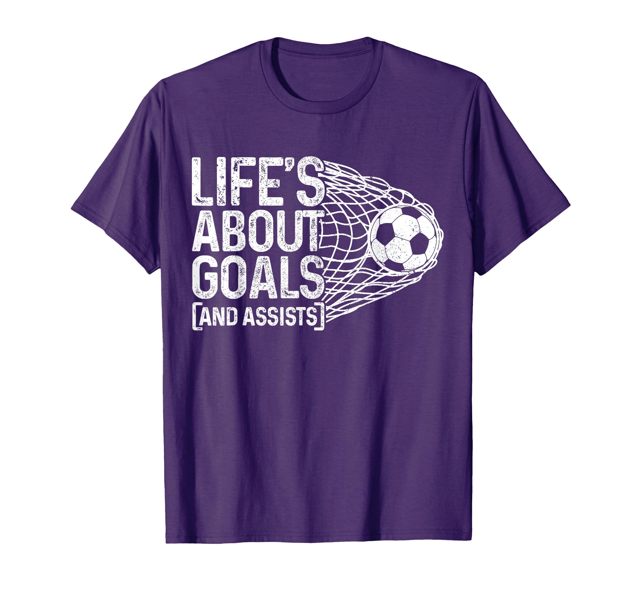 Soccer Funny Life Is About Goals T-Shirt - Aesthetic Graphic Men Women - T-Shirt, Sweatshirt, Hoodie